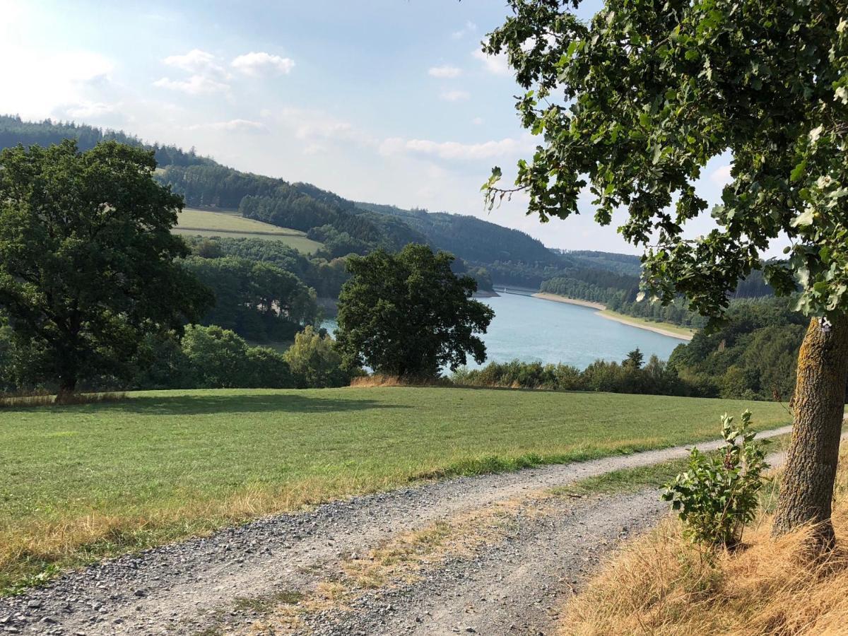 Modernisierte Ferienwohnung Im Schoenen Sauerland Meschede Buitenkant foto