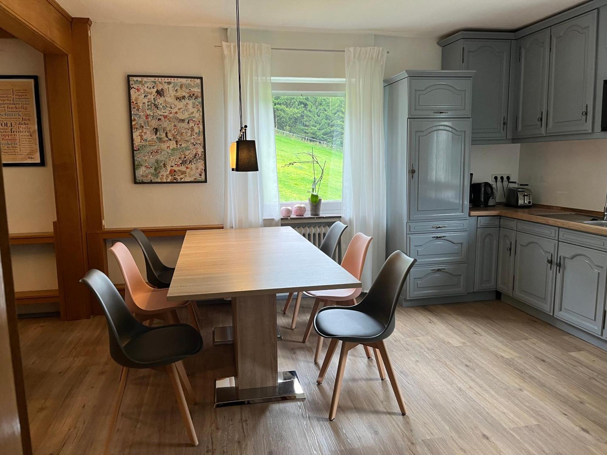 Modernisierte Ferienwohnung Im Schoenen Sauerland Meschede Buitenkant foto